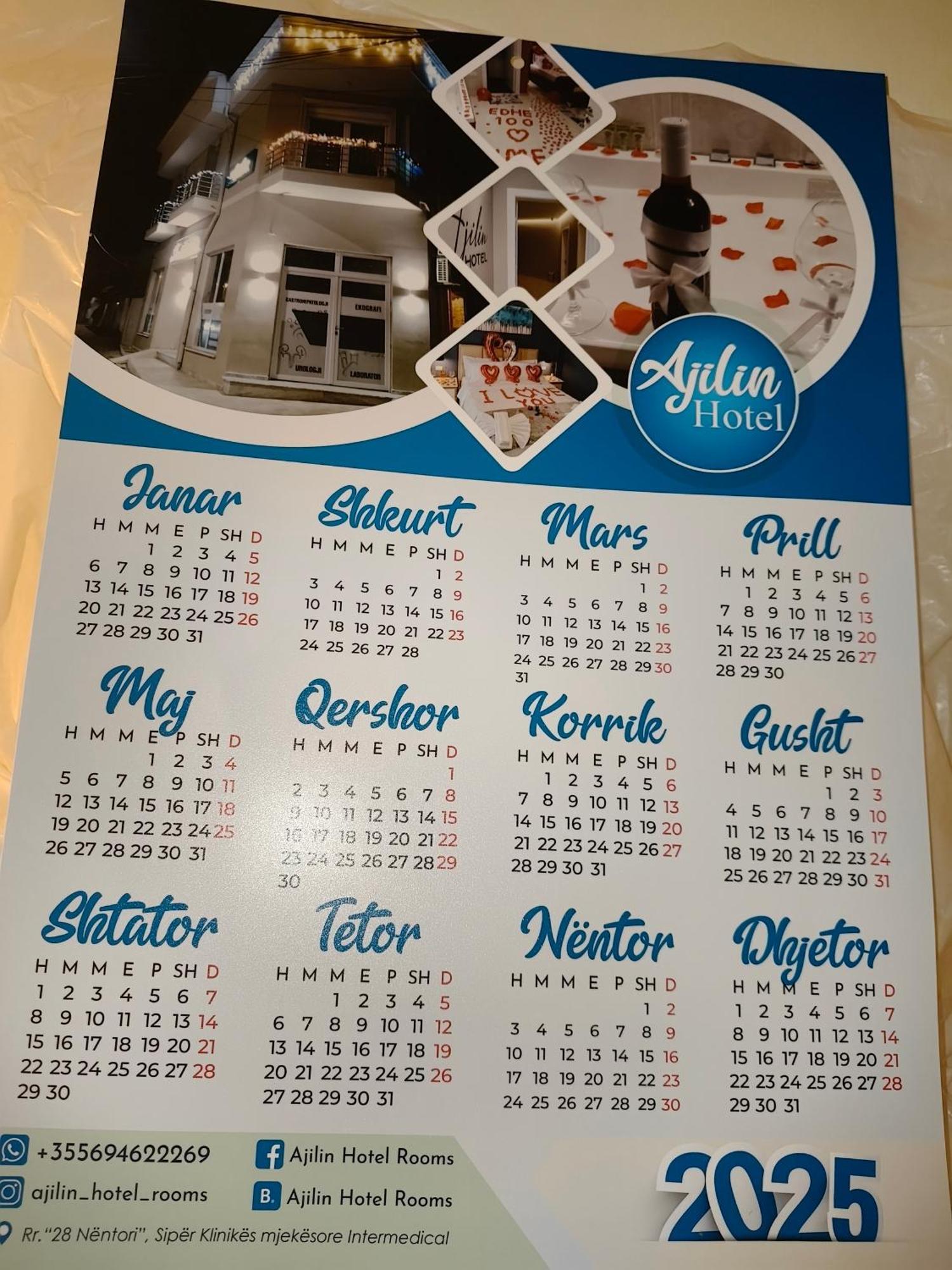 Ajilin Hotel Rooms Korce Bagian luar foto